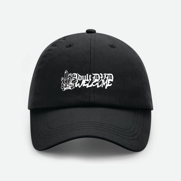 Welcome Skate Store - Adult DVD Dad Cap - Black