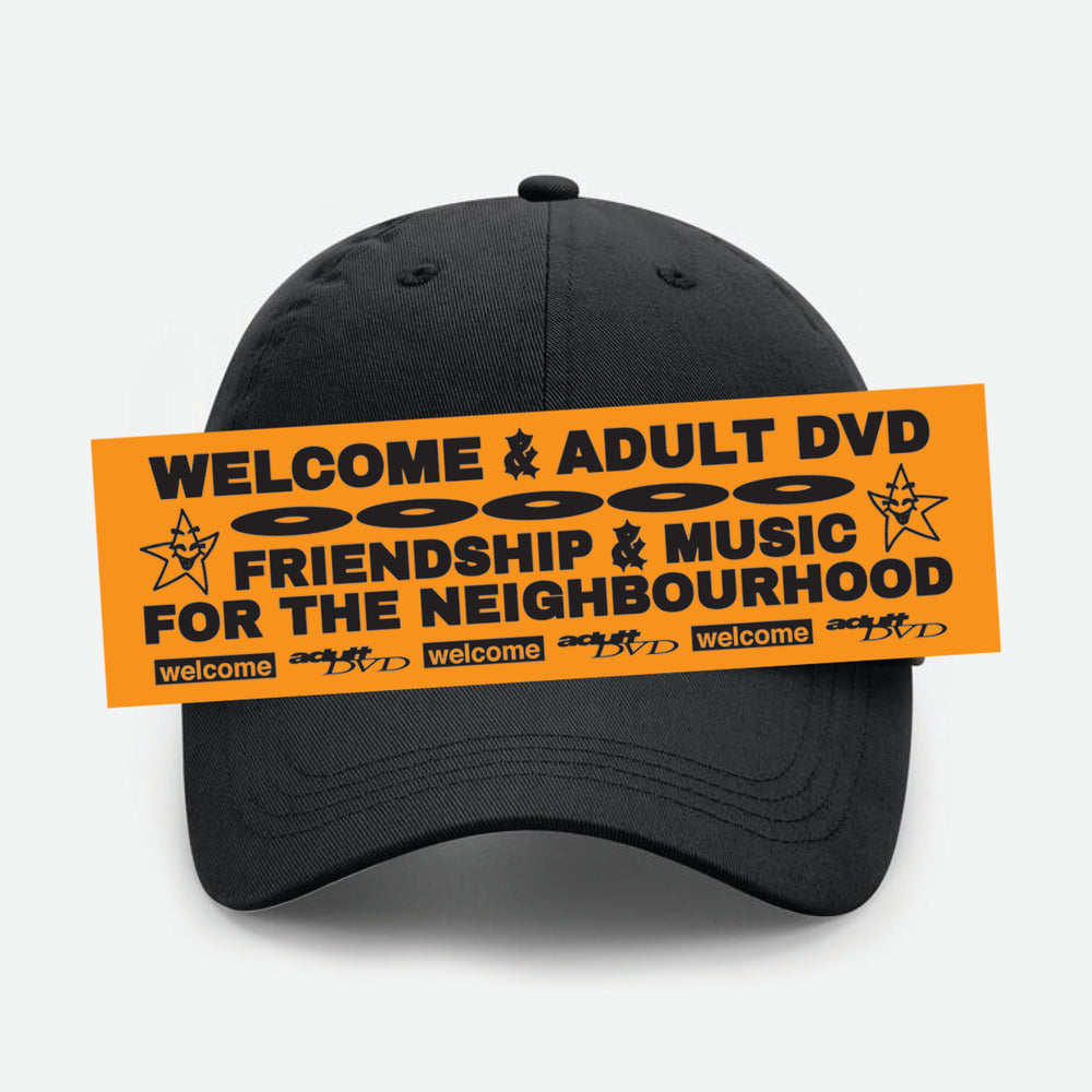 Welcome Skate Store - Adult DVD Dad Cap - Black