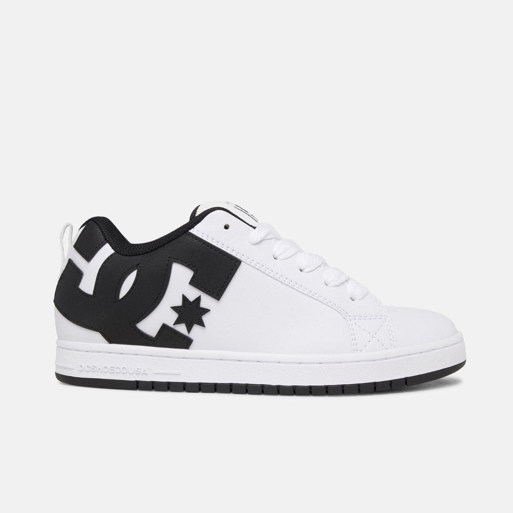 DC Shoes - Court Graffik Shoes - White / Black / Black