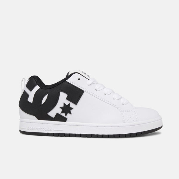 DC Shoes - Court Graffik Shoes - White / Black / Black