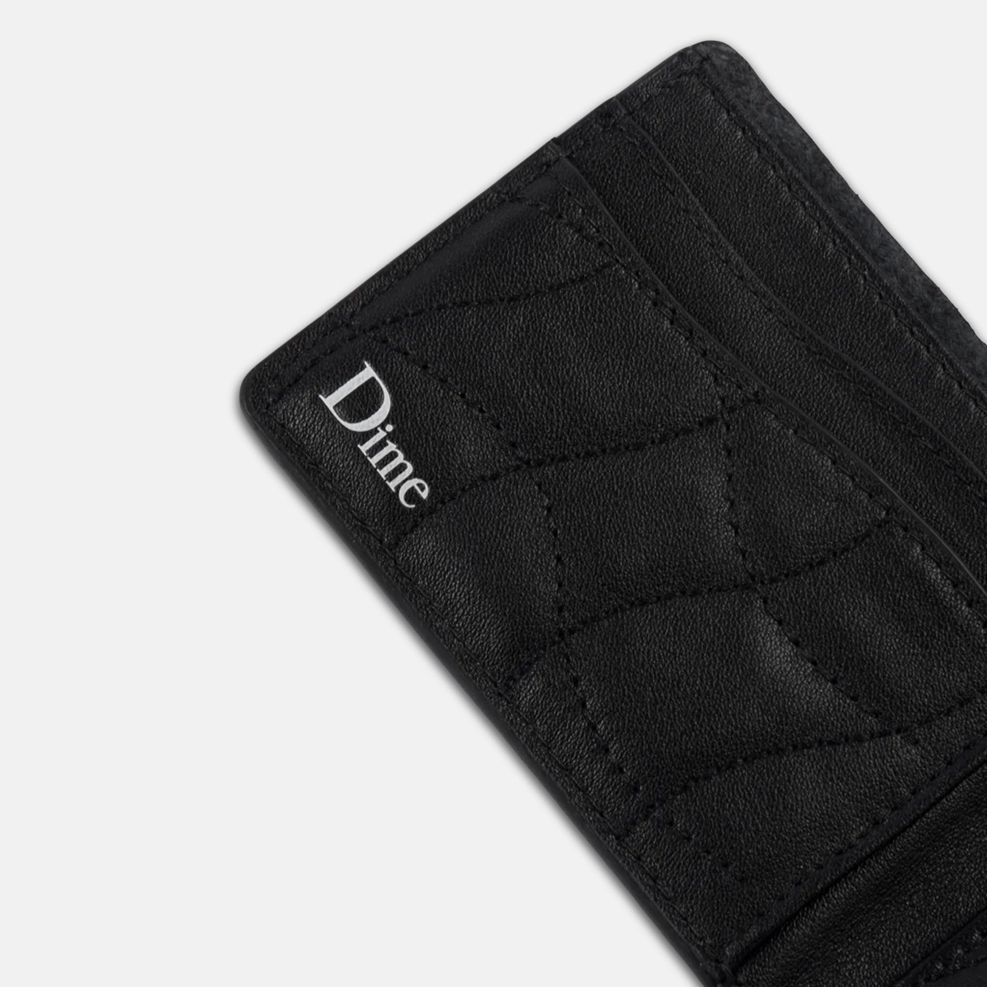 Dime MTL - Quilted Wallet - Black