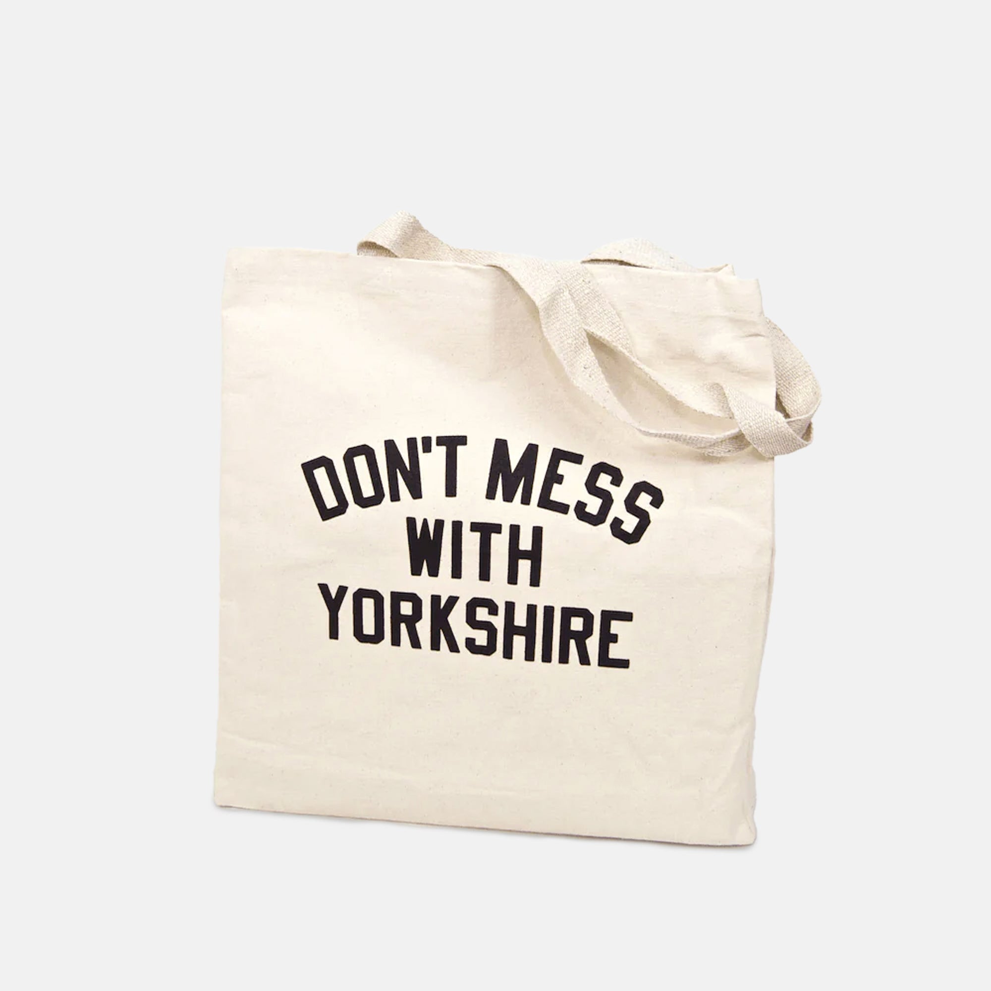 Don't Mess With Yorkshire - Rose Shopper Tote Bag - Natural