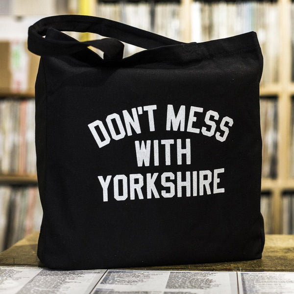 Don't Mess With Yorkshire - Rose Shopper Tote Bag - Black