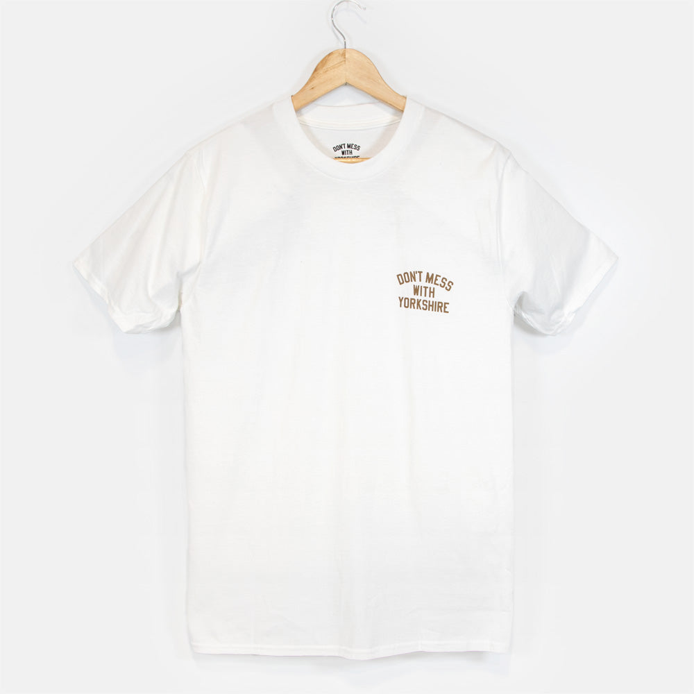 Don't Mess With Yorkshire - Rose S/S T-shirt White / Flower