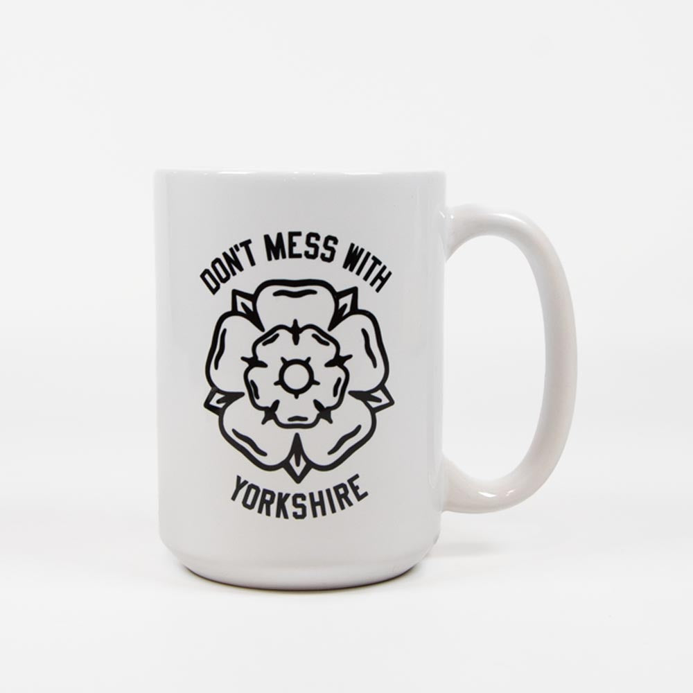 Don't Mess With Yorkshire - Big Mug - White