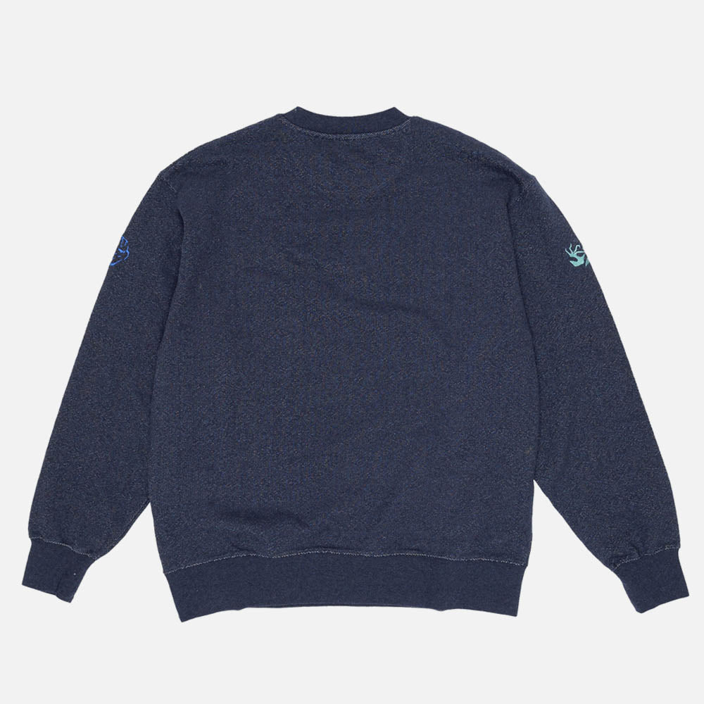 Dancer - Fainting Pullover Crewneck Sweatshirt - Heather Navy