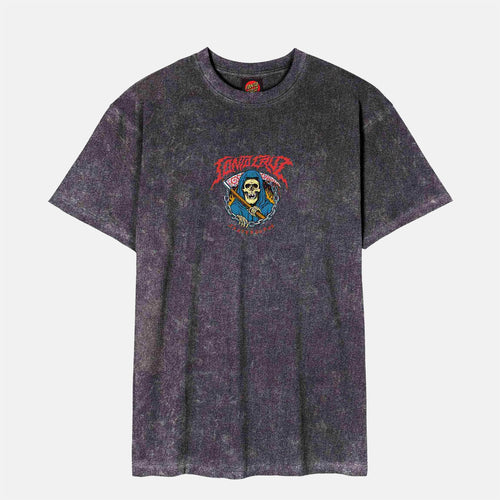 Santa Cruz - Out Of Time T-Shirt - Black Acid Wash