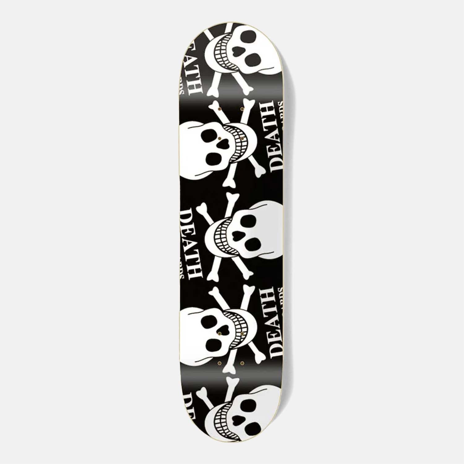 Death Skateboards - 8.0" Alternate Skull Skateboard Deck - Black