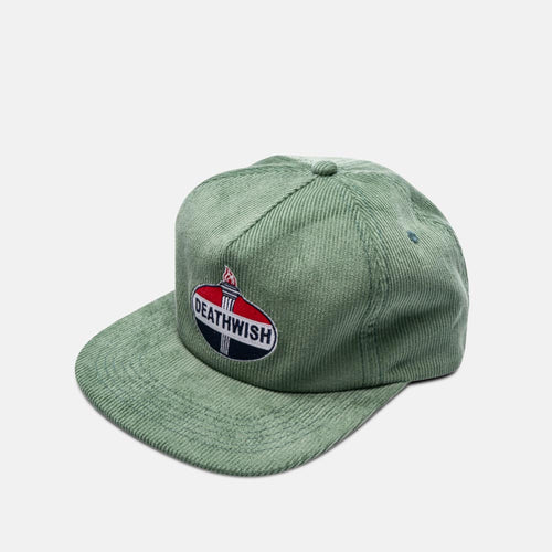 Deathwish - Motor Spirits Cord Snapback Cap - Green