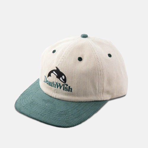 Deathwish - Tilikum Cord Snapback Cap - Tan / Green