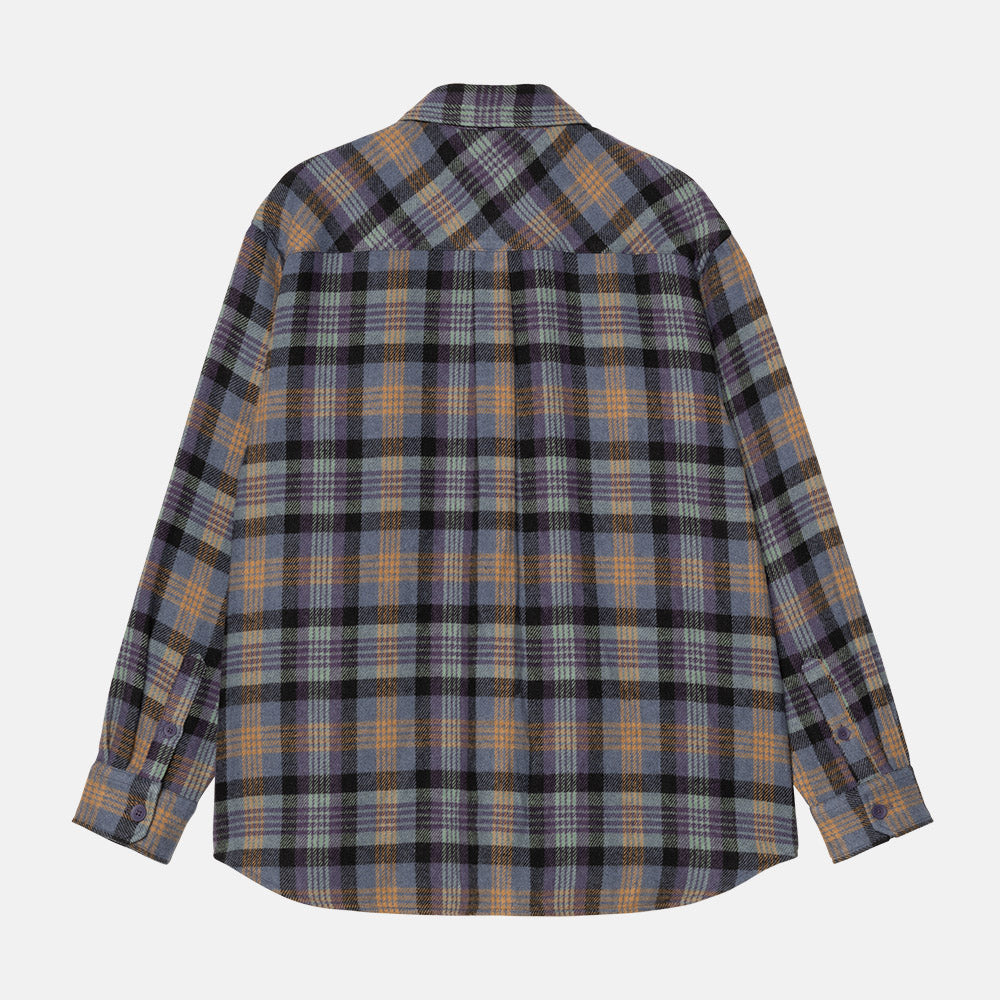 Carhartt WIP - Dern Herringbone Longsleeve Shirt - Dern Check