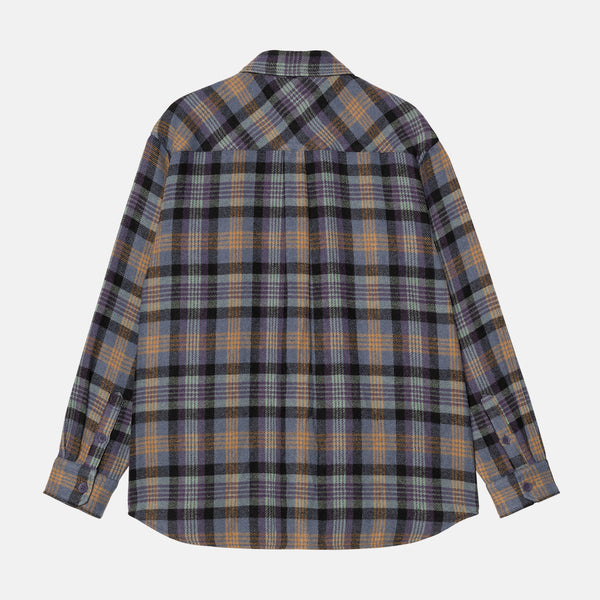 Carhartt WIP - Dern Herringbone Longsleeve Shirt - Dern Check / Lokers
