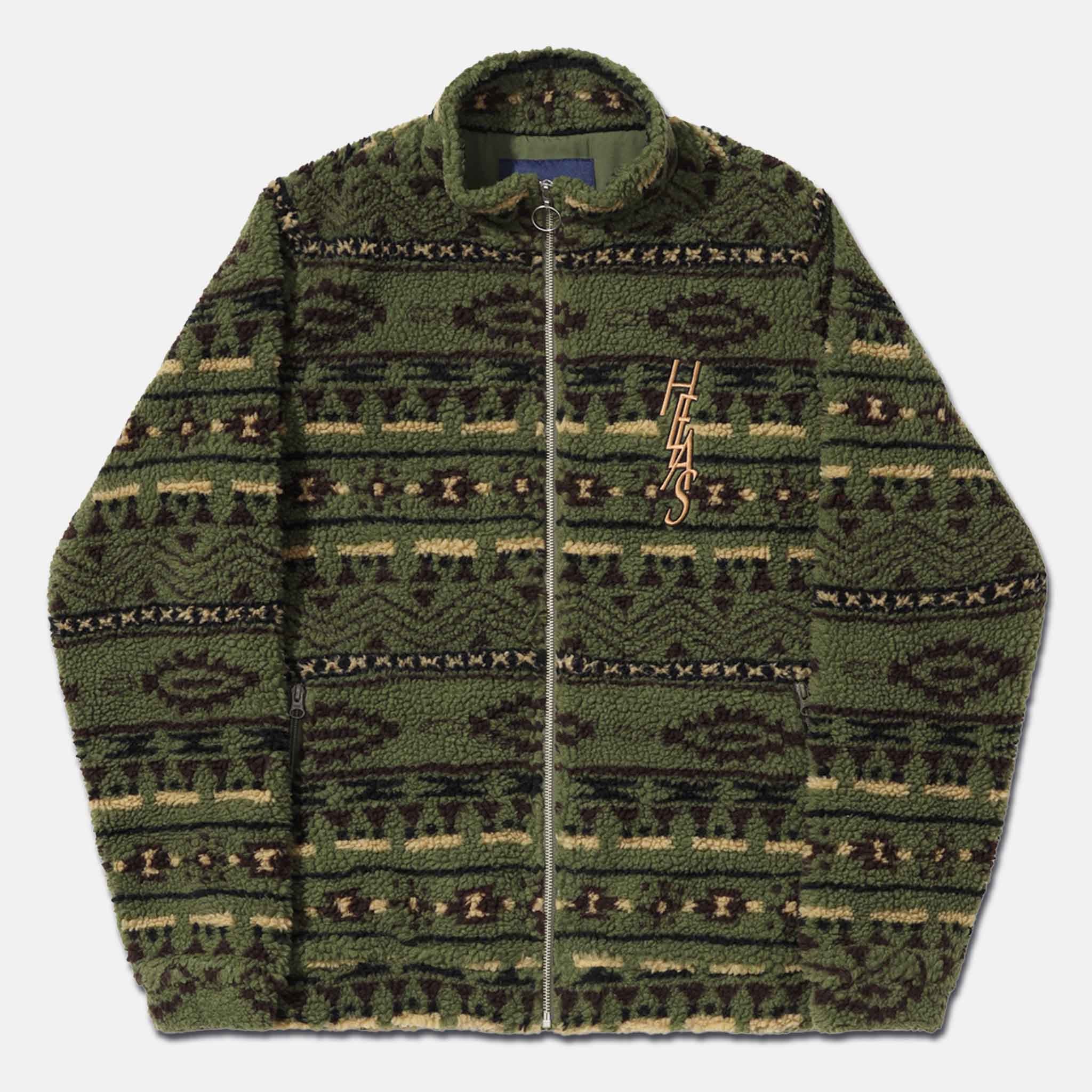 Olive green 2025 teddy jacket