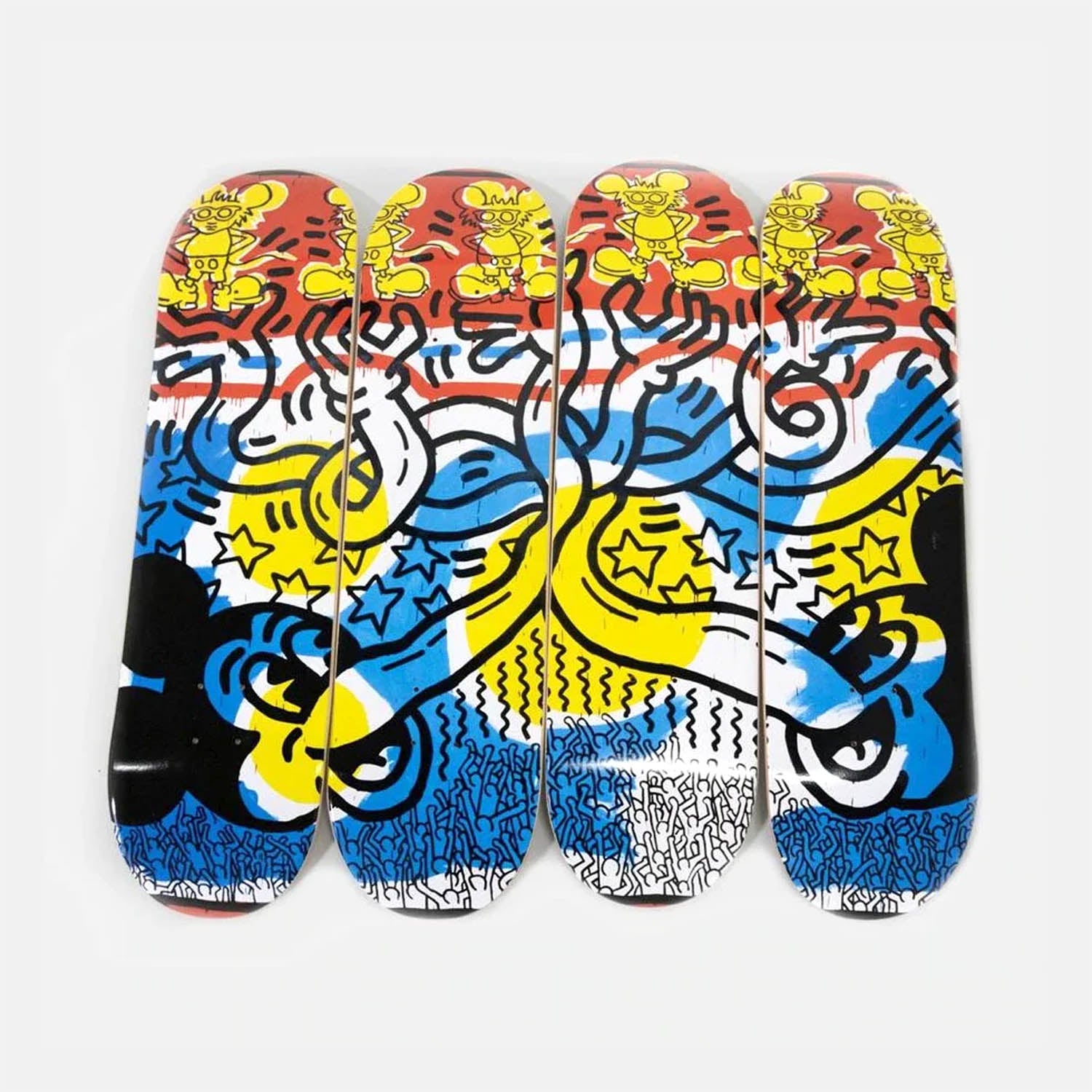 Diamond Supply Co. - 8.25" Hands By Mickey Set Of 4 Skateboard Decks