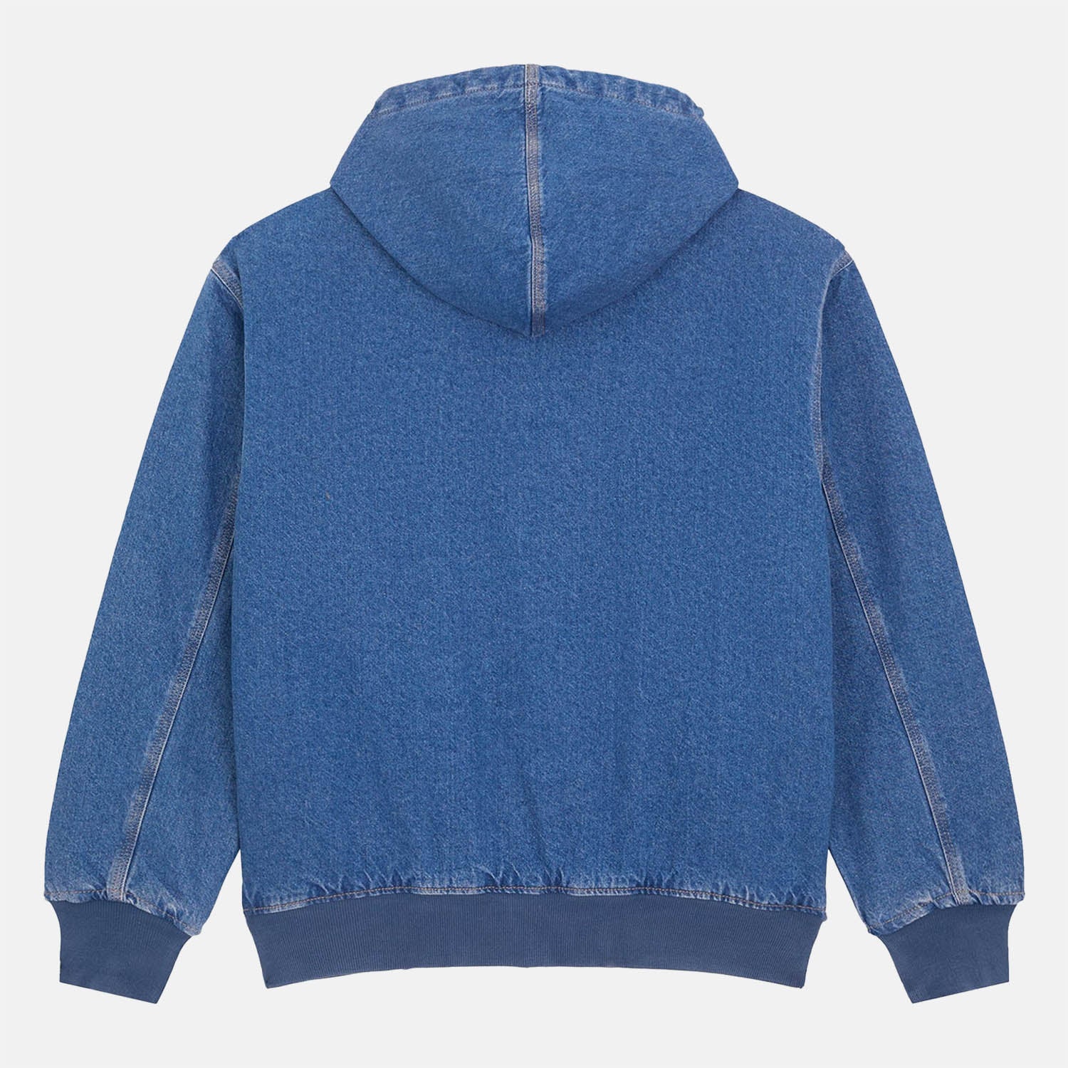 Dickies - Lined Denim Hooded Bomber Jacket - Classic Blue