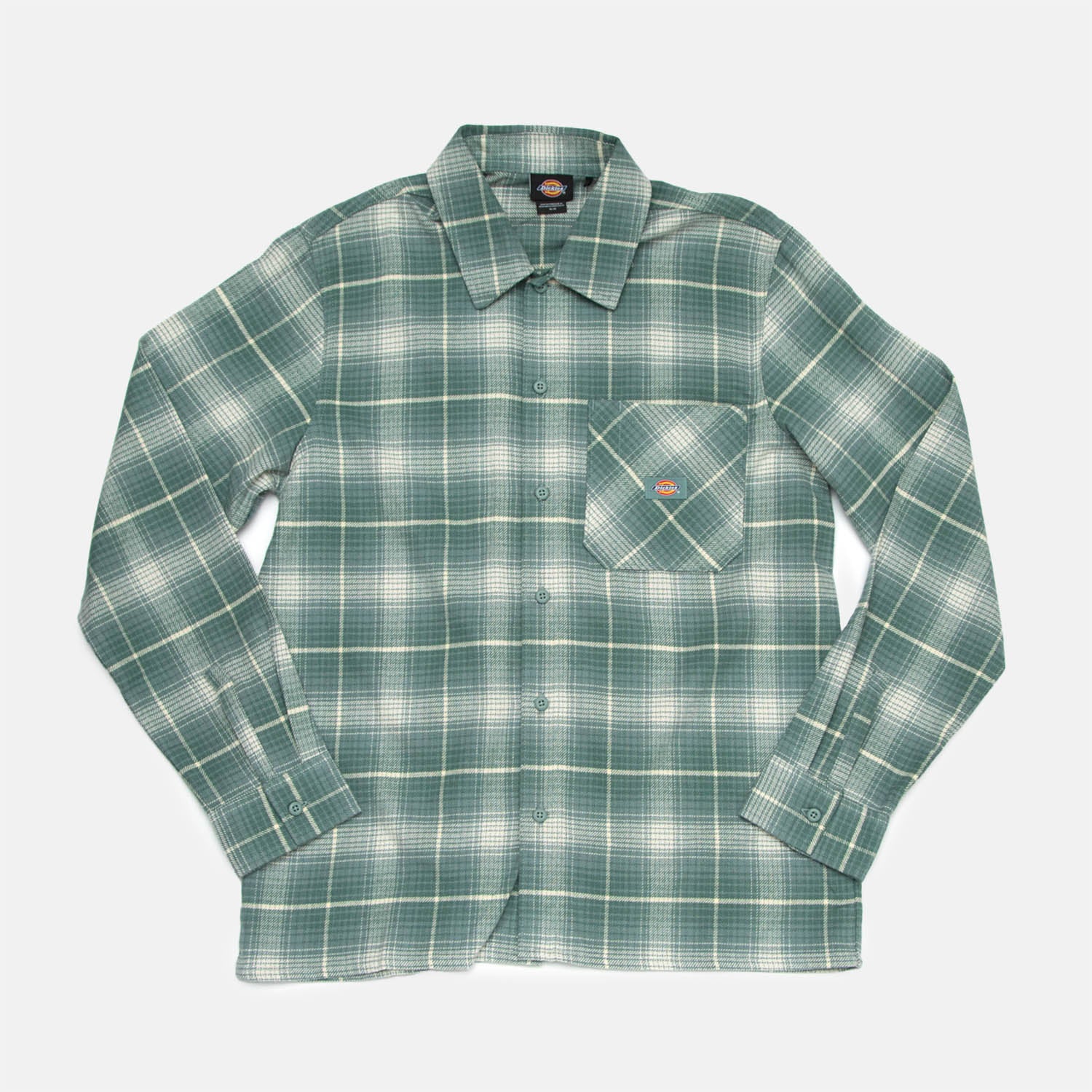 Dickies - Forest Check Flannel Shirt - Stormy Sea