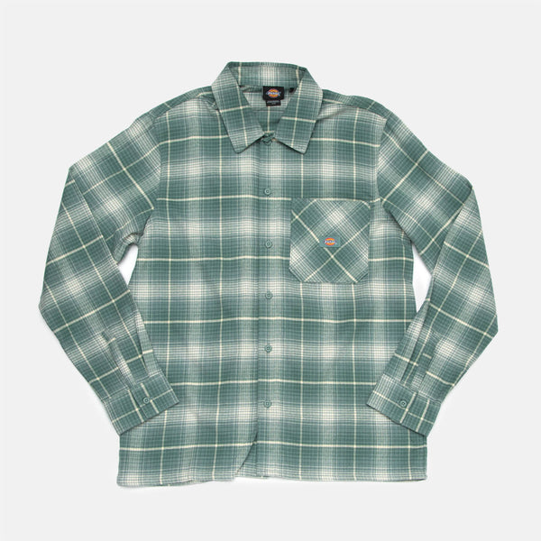 Dickies - Forest Check Flannel Shirt - Stormy Sea