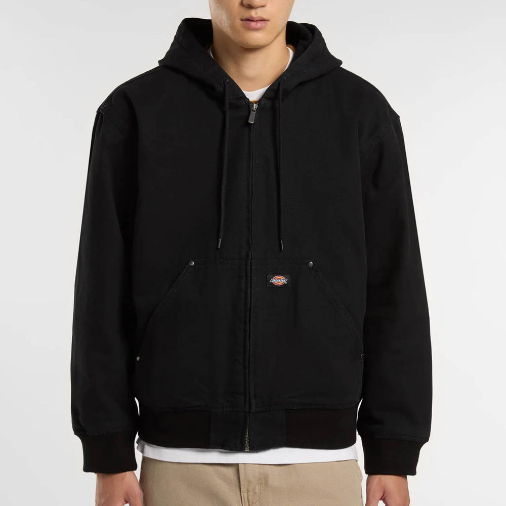 Dickies - Hilham Hooded Canvas Jacket - Black