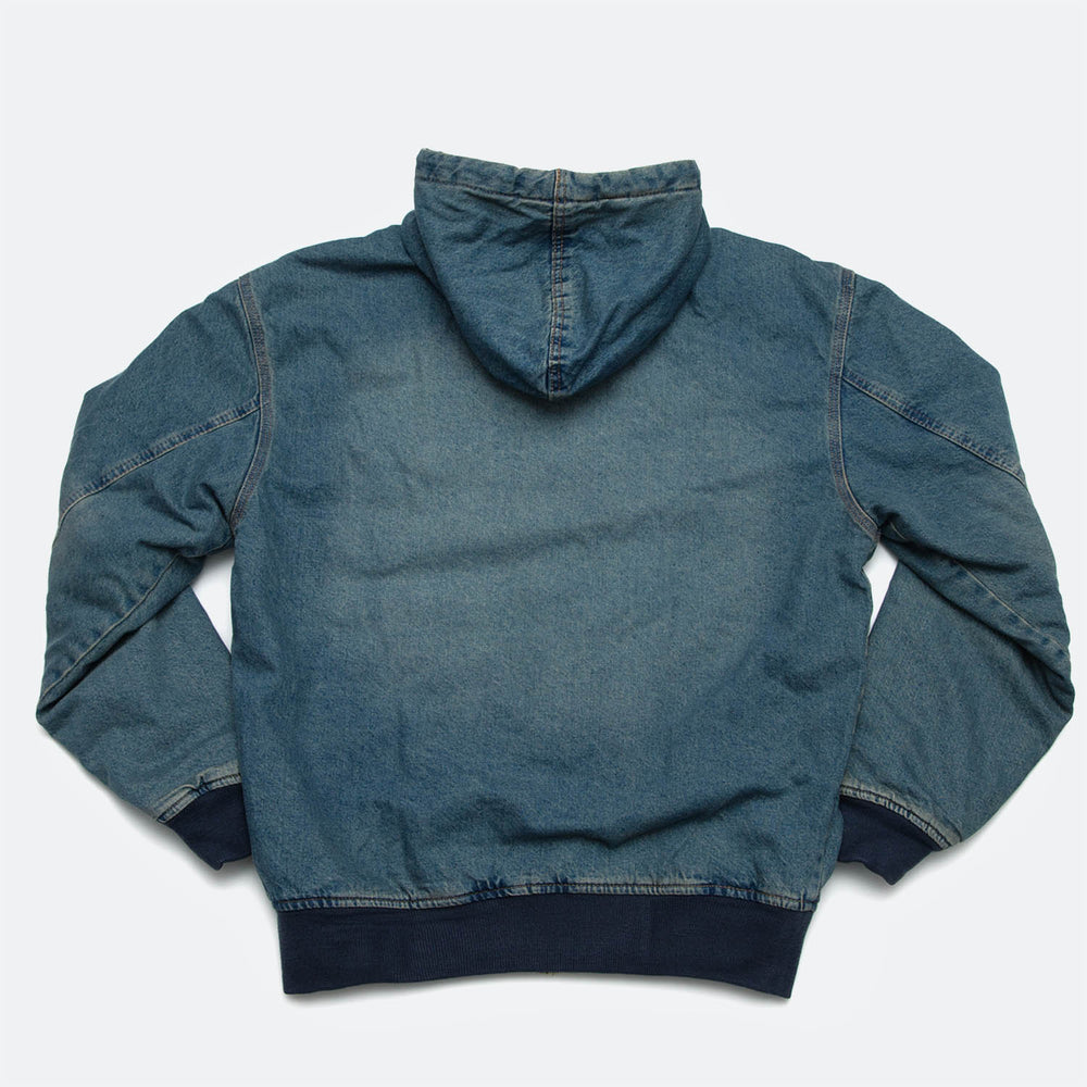 Dickies - Hilham Hooded Denim Jacket - Khaki Tinted Blue