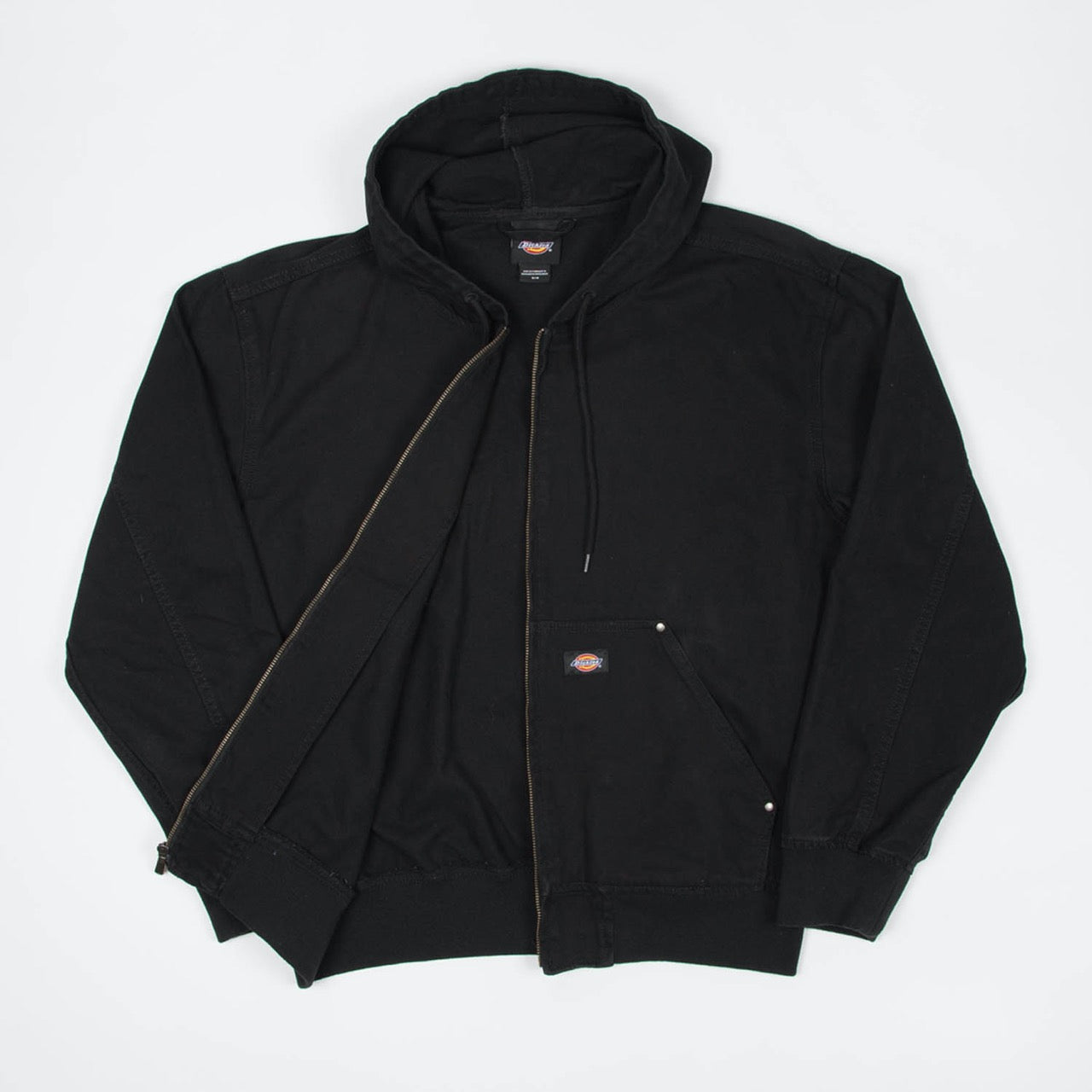 Dickies - Unlined Canvas Hooded Bomber Jacket - Black