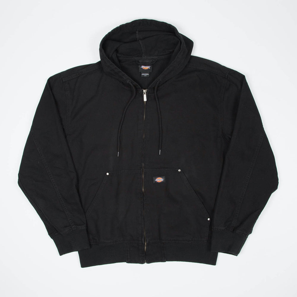 Dickies - Unlined Canvas Hooded Bomber Jacket - Black