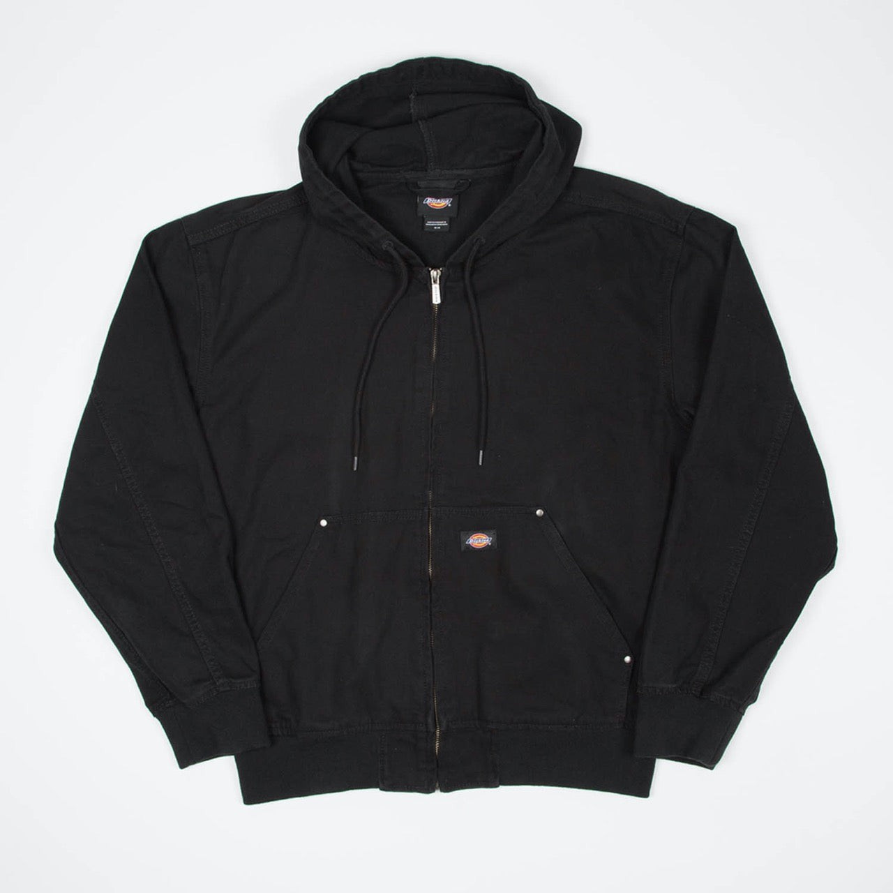 Dickies - Unlined Canvas Hooded Bomber Jacket - Black