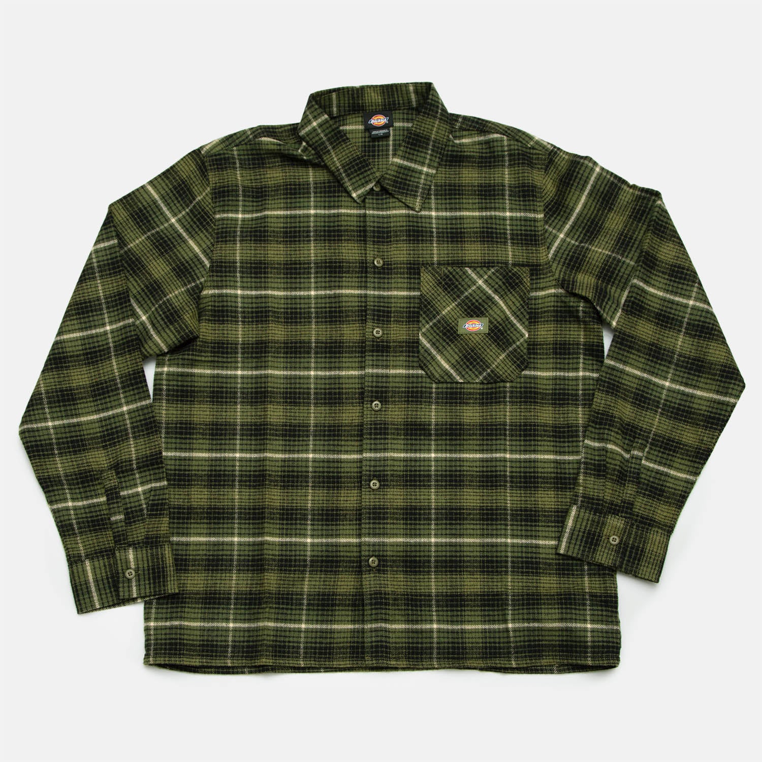 Dickies - Forest Check Flannel Shirt - Cypress