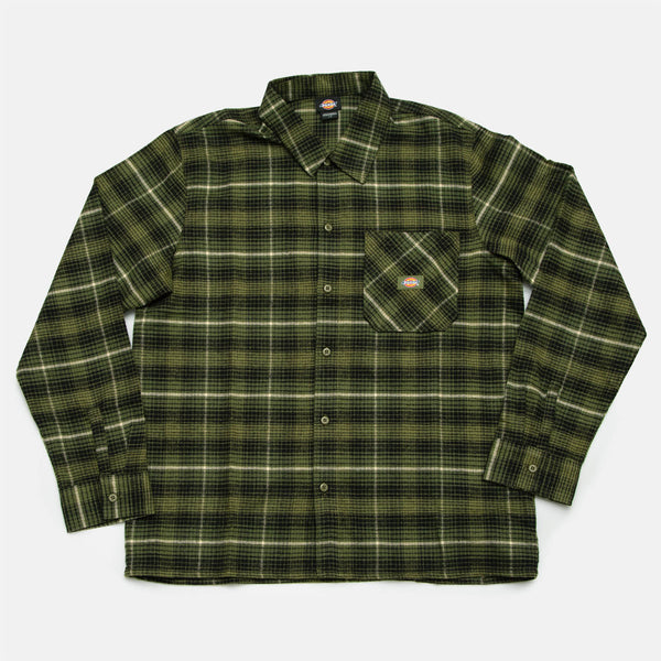 Dickies - Forest Check Flannel Shirt - Cypress