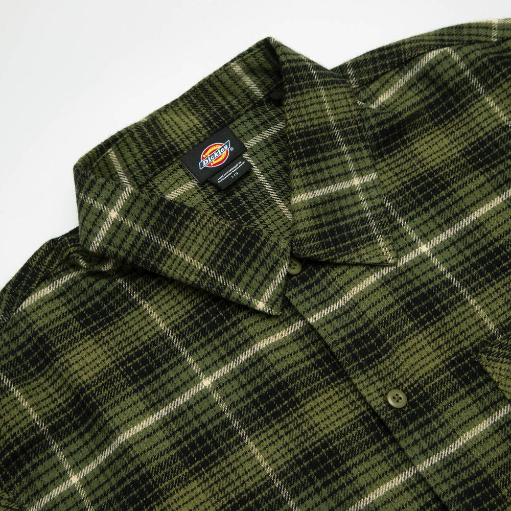 Dickies - Forest Check Flannel Shirt - Cypress