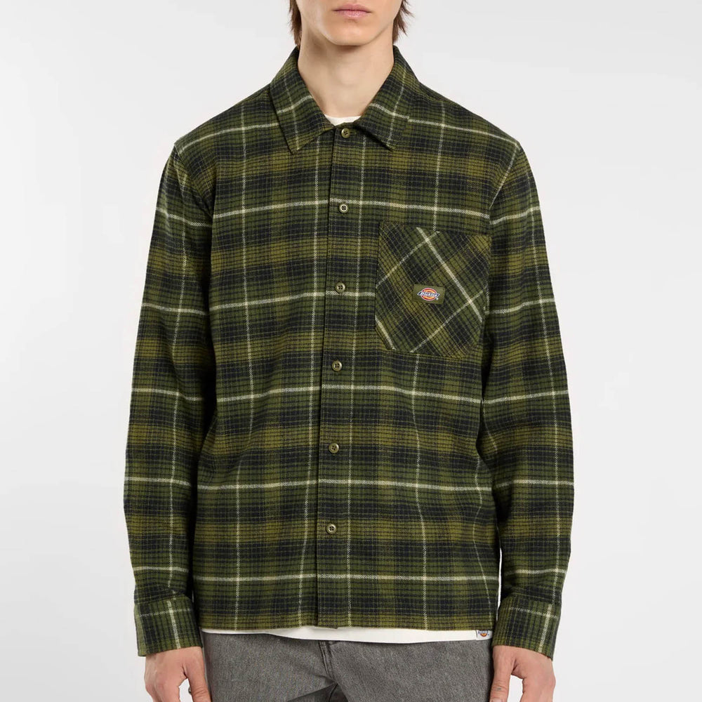 Dickies - Forest Check Flannel Shirt - Cypress