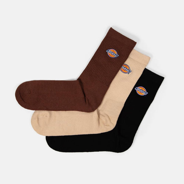 Dickies - Valley Grove (3 Pack) Socks - Cappuccino