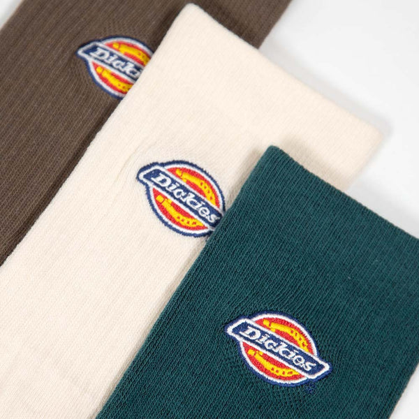 Dickies - Valley Grove (3 Pack) Socks - Mushroom