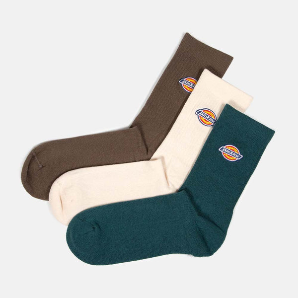 Dickies - Valley Grove (3 Pack) Socks - Mushroom