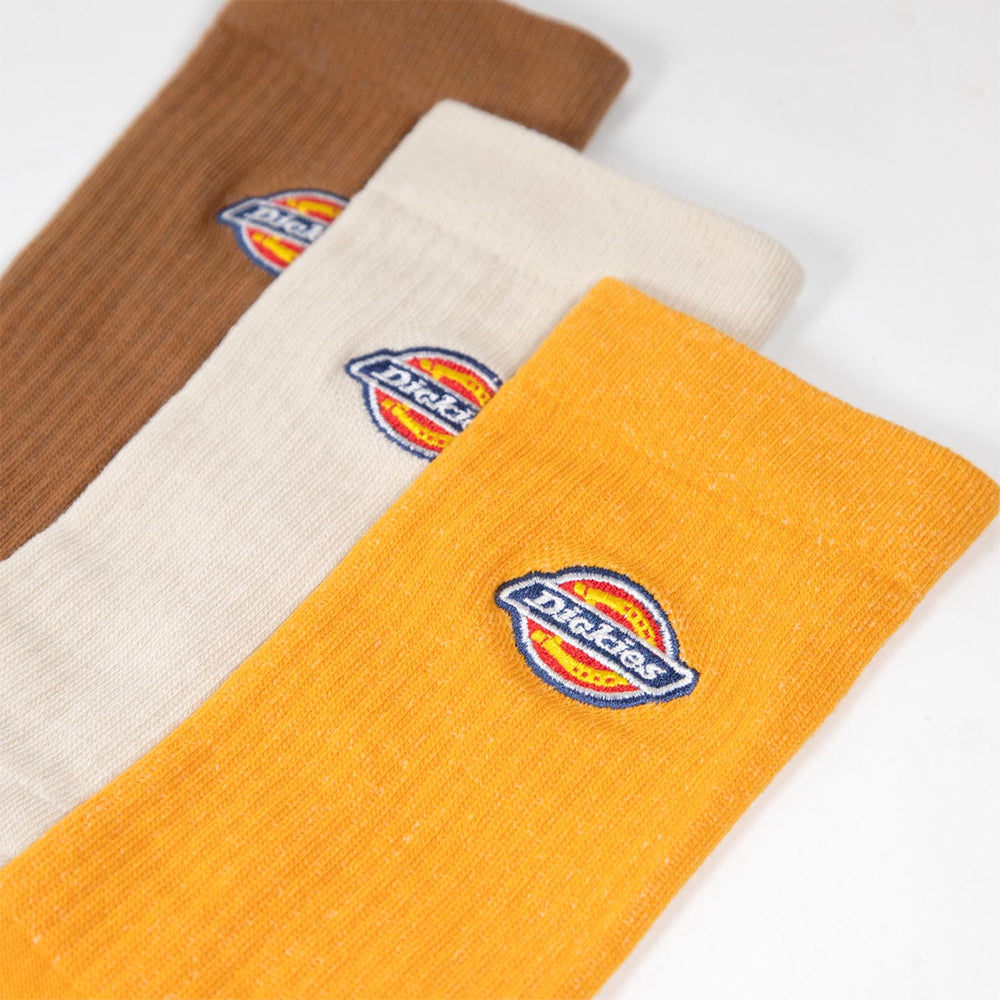 Dickies - Valley Grove (3 Pack) Socks - Stone