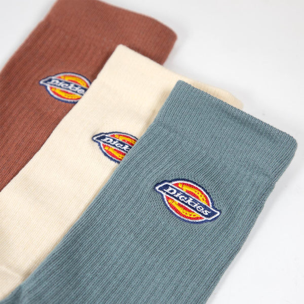 Dickies - Valley Grove (3 Pack) Socks - Stormy Sea