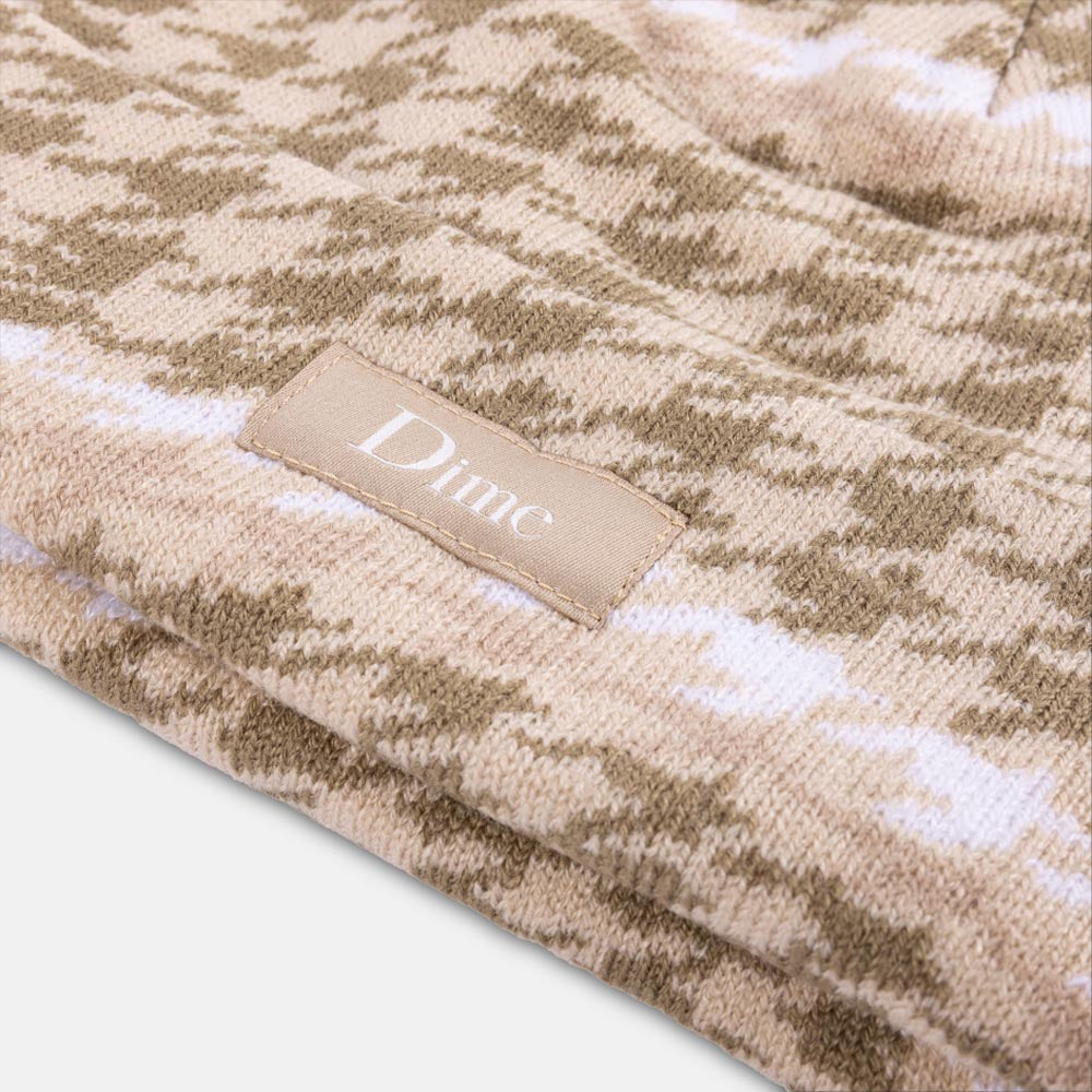 Dime MTL - Wavetooth Cuff Beanie - Tan