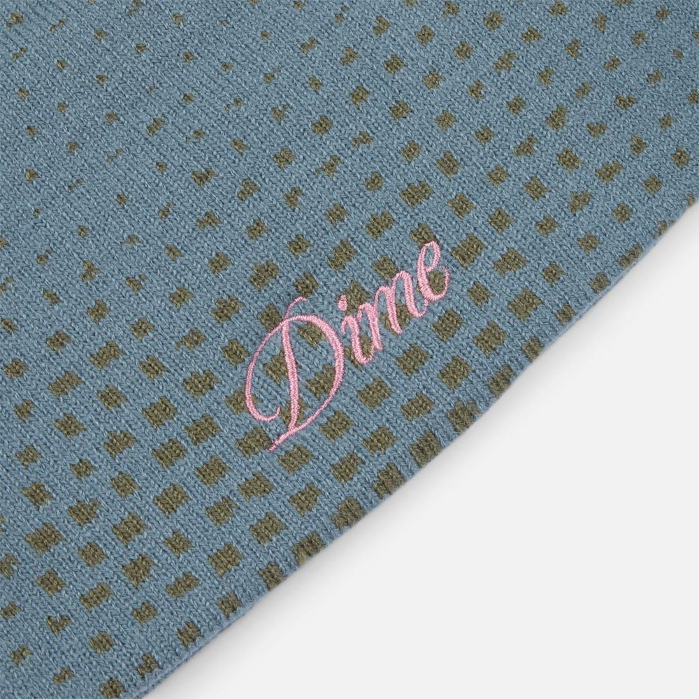 Dime MTL - Pixel Skully Beanie - Stone Blue