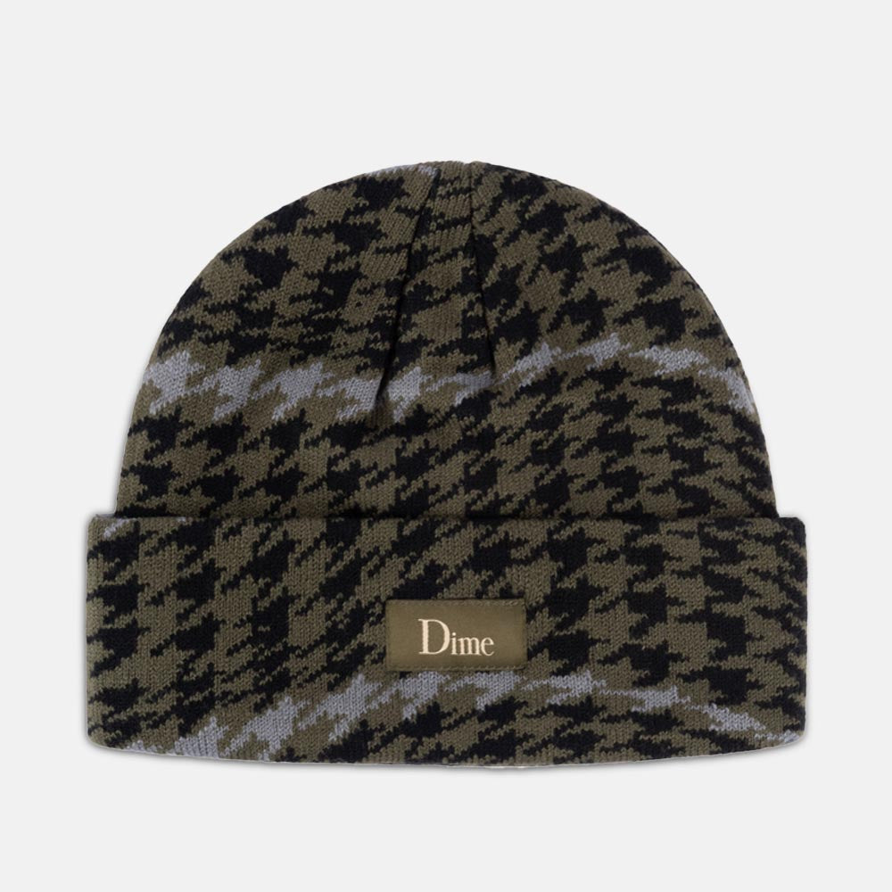 Dime MTL - Wavetooth Cuff Beanie - Army Green