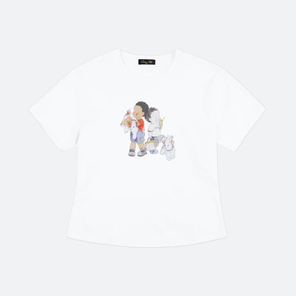 Dime MTL - Besties Baby T-Shirt - White