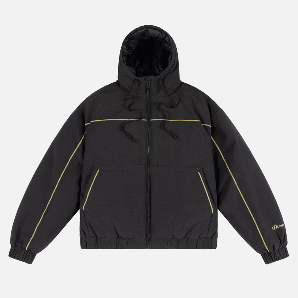 Dime MTL - Quilted Ripstop Jacket - Black