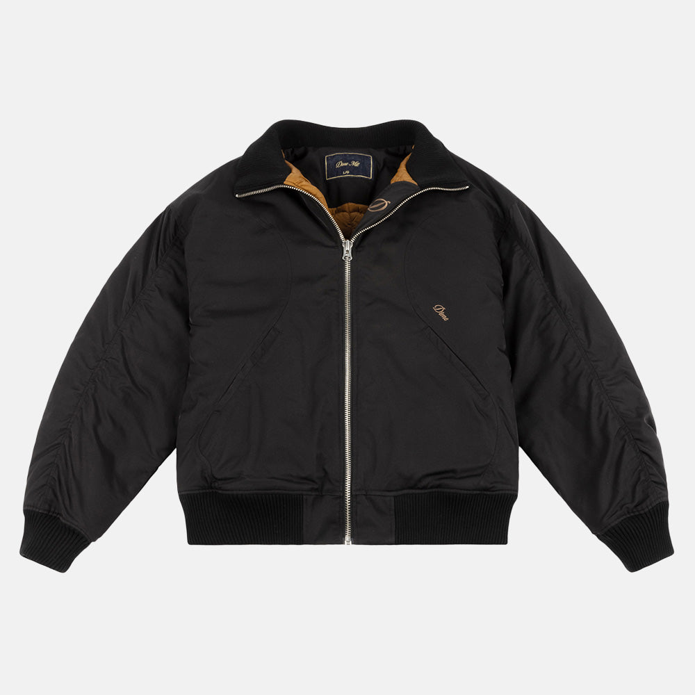 Dime MTL - Insulated Bomber Jacket - Black