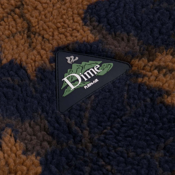 Dime MTL - Sherpa Canadian Zip Fleece - Rust
