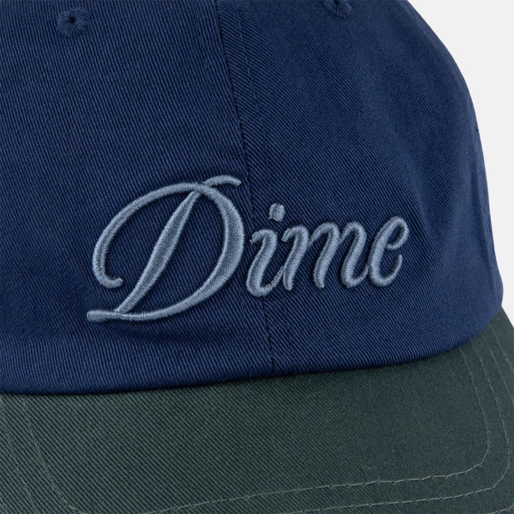 Dime MTL - Cursive Low Pro Cap - Black / Midnight – Welcome Skate Store