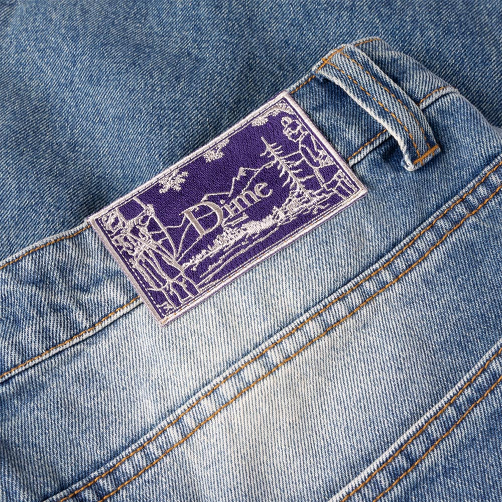 Dime MTL - Classic Baggy Denim Pants - Sandblasted Indigo