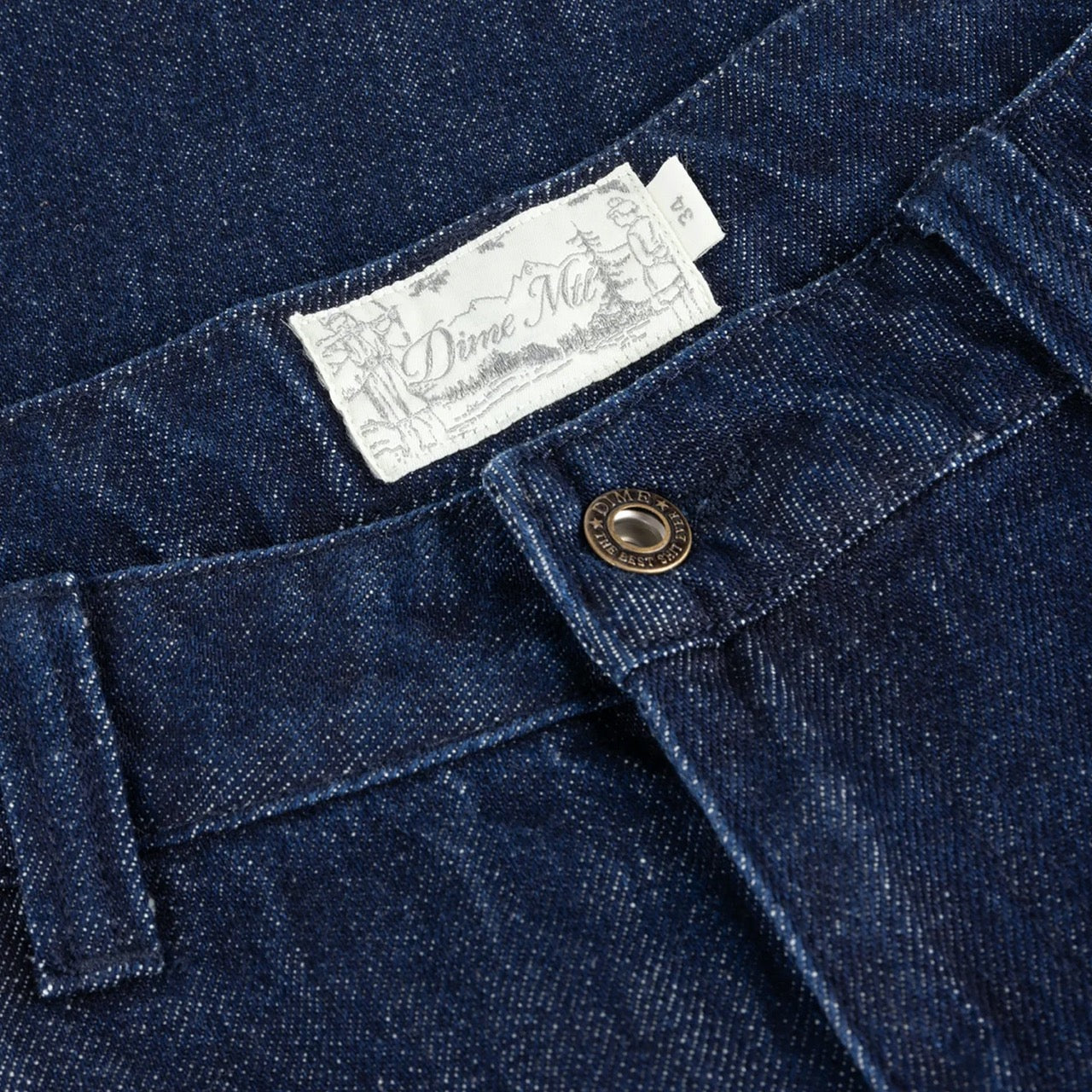 Dime MTL - Baggy Denim Pants - Indigo