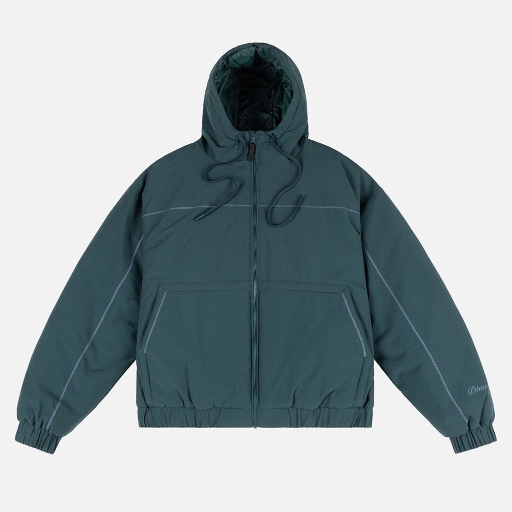 Dime MTL - Quilted Ripstop Jacket - Emerald