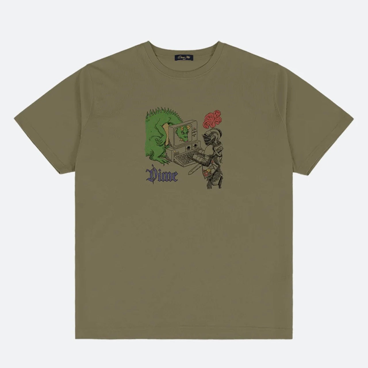 Dime MTL - Catfish T-Shirt - Ivy Green