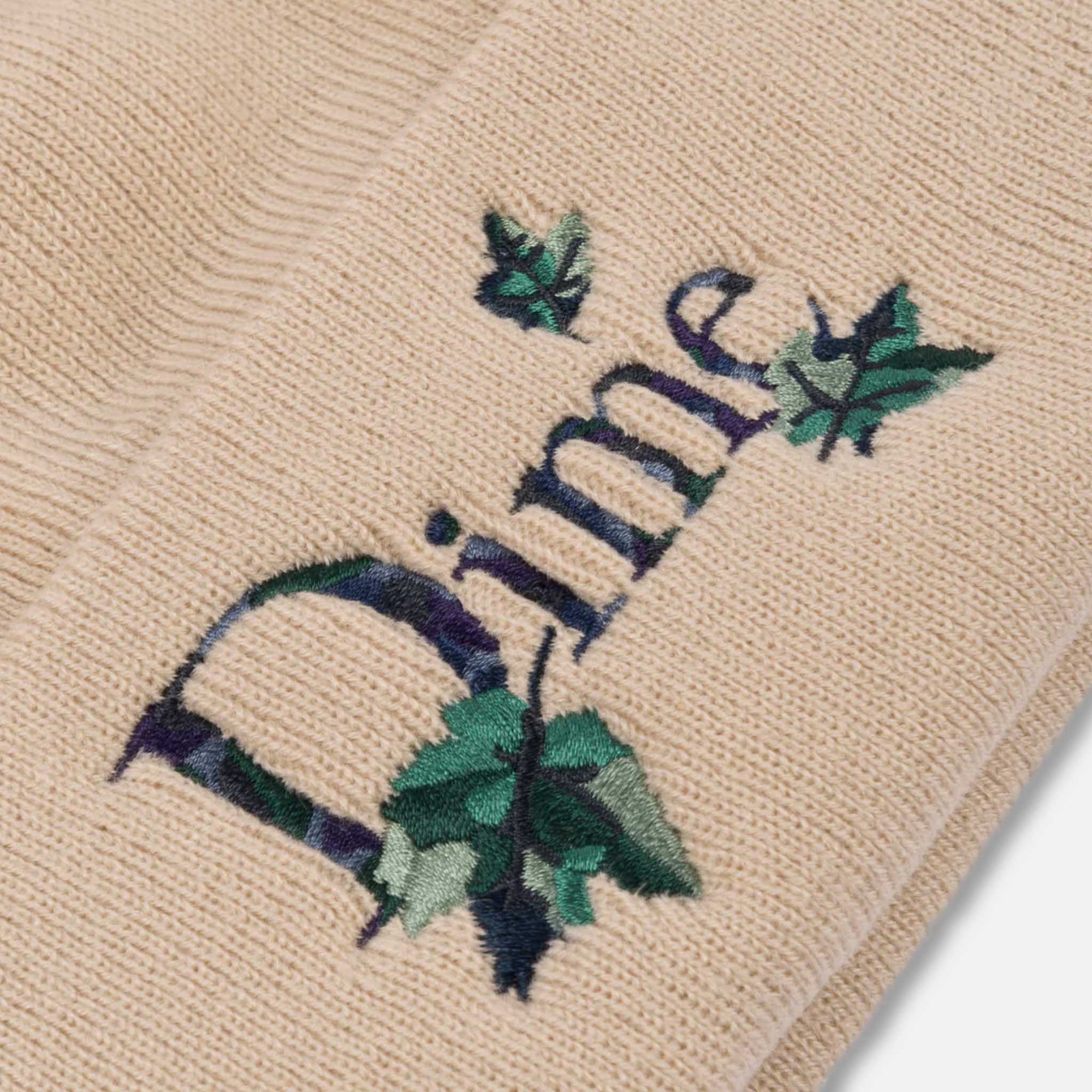 Dime MTL - Classic Leafy Beanie - Light Beige