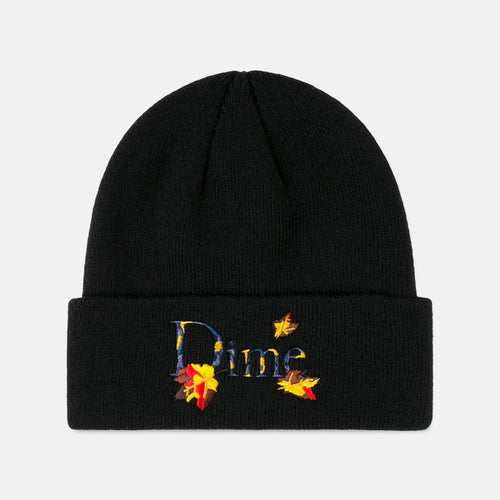 Dime MTL - Classic Leafy Beanie - Black