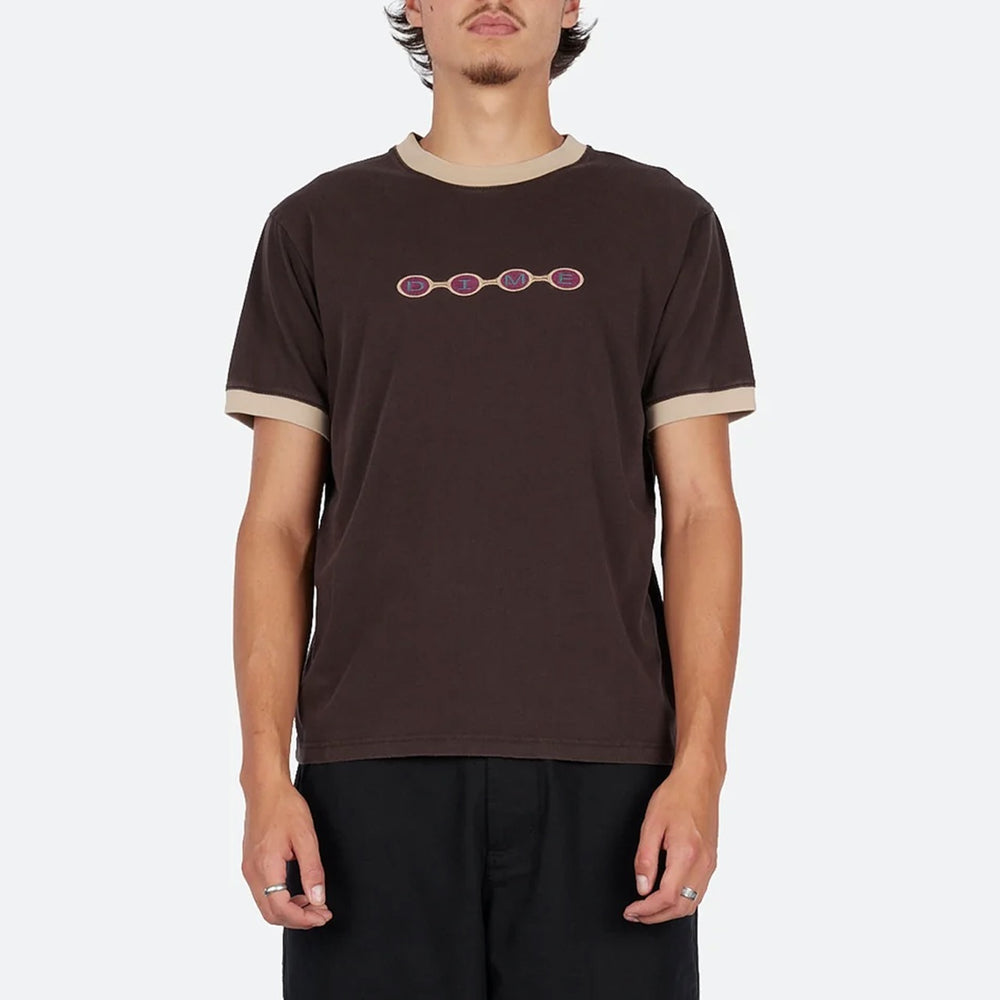 Dime MTL - Space Ringer T-Shirt - Brown